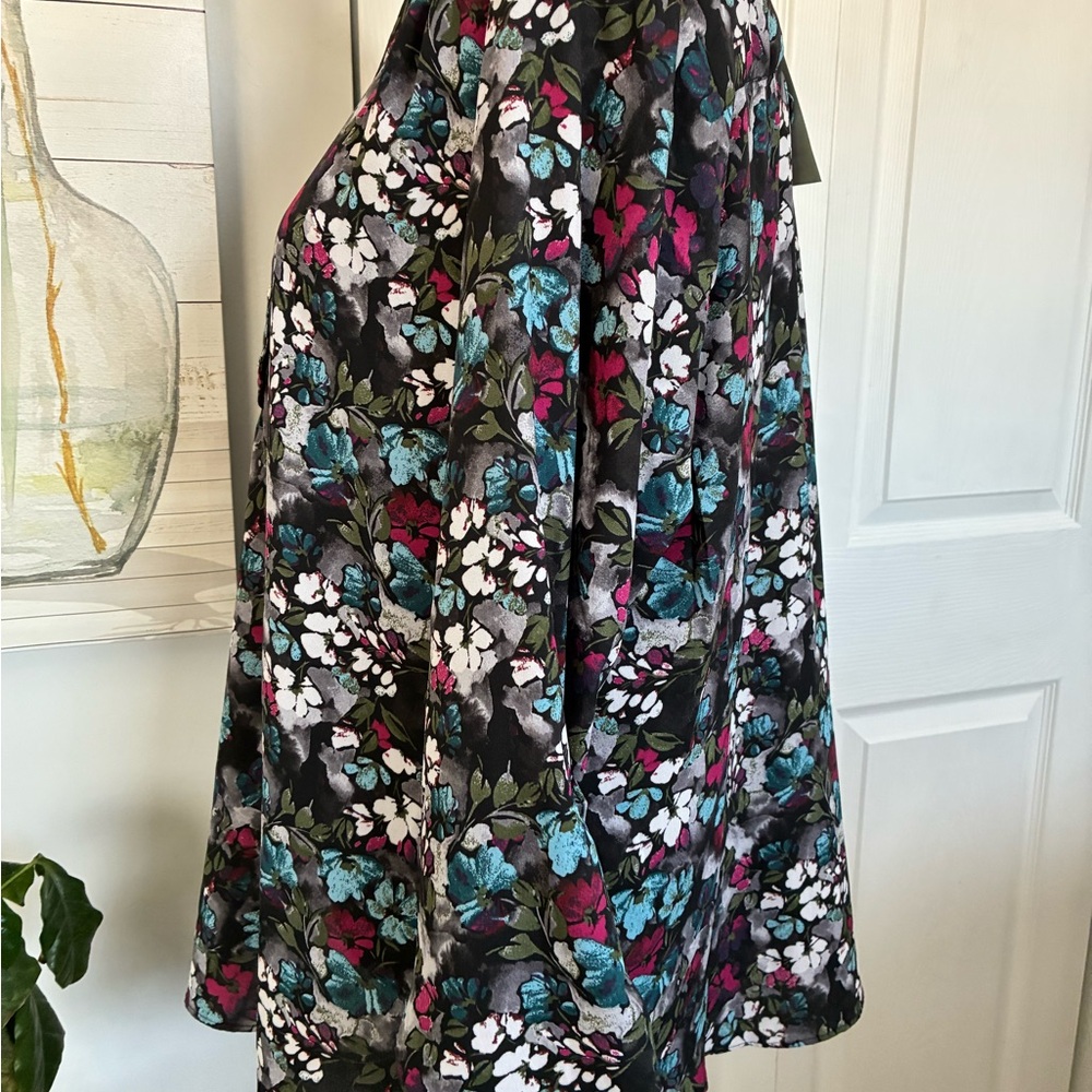 KEREN hart Floral Blouse - Black, Blue, Pink - Picture 5 of 8